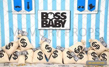 BABY BOSS THEME - PRINTED BACKDROPS