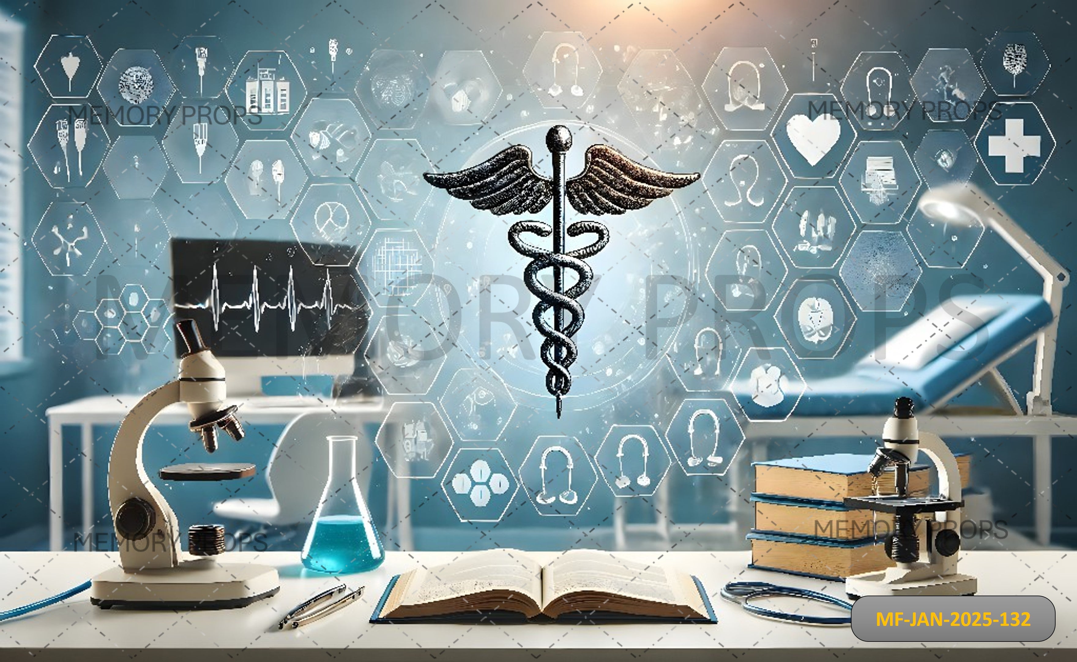 Health Care Medical And Science Printed Backdrops