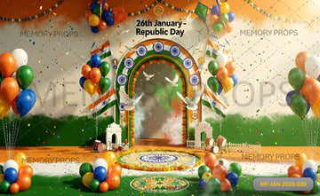FESTIVE REPUBLIC DAY CELEBRATION - PRINTED BACKDROP