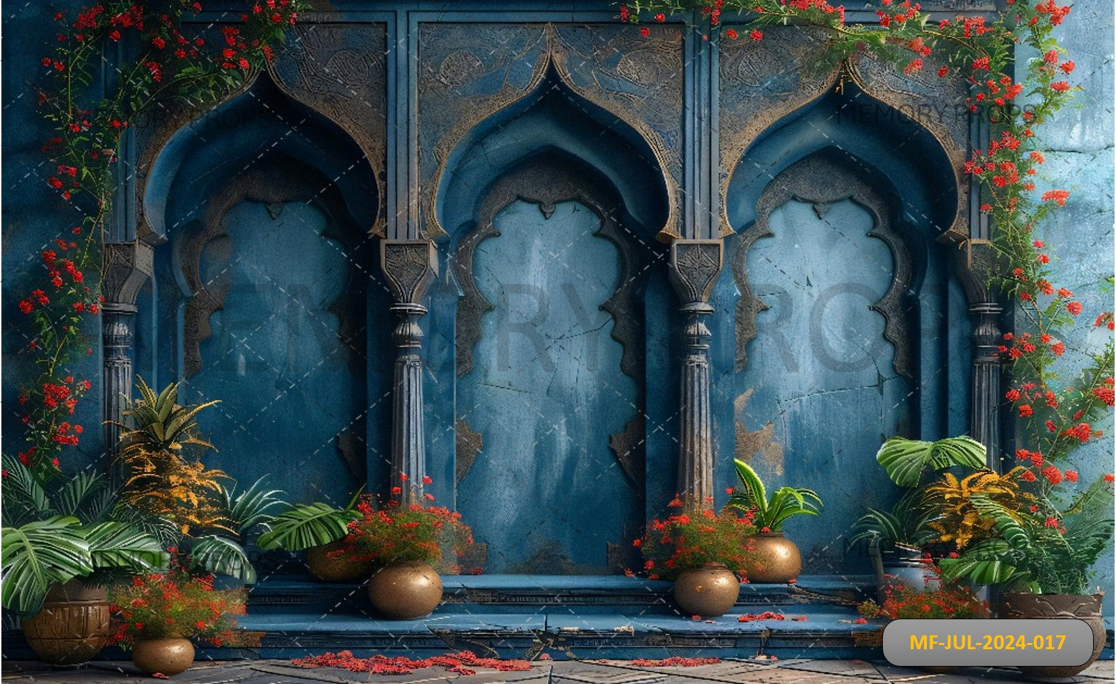 ARABIC TEMPLE ARCH - BABY PRINTED BACKDROPS