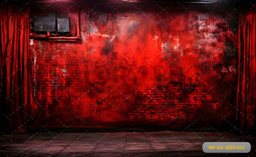 THE RED ROOM - PRINTED BACKDROP