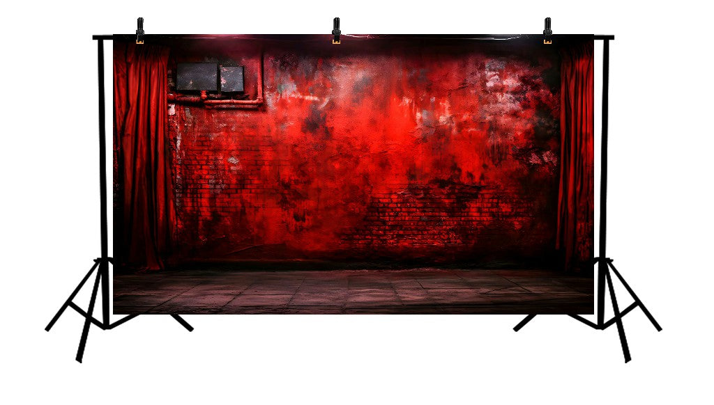 THE RED ROOM - PRINTED BACKDROP