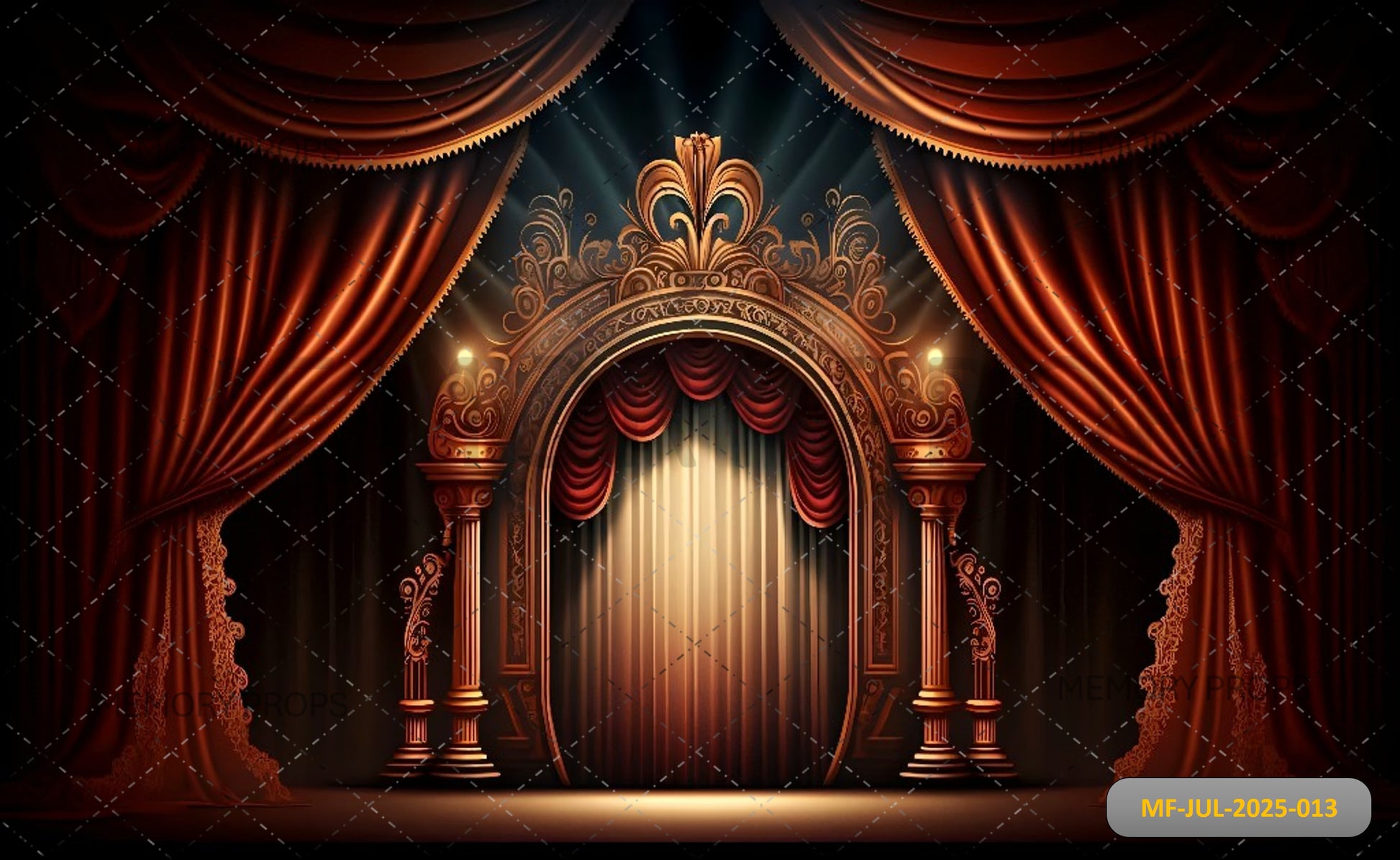 Center Stage Printed Backdrop