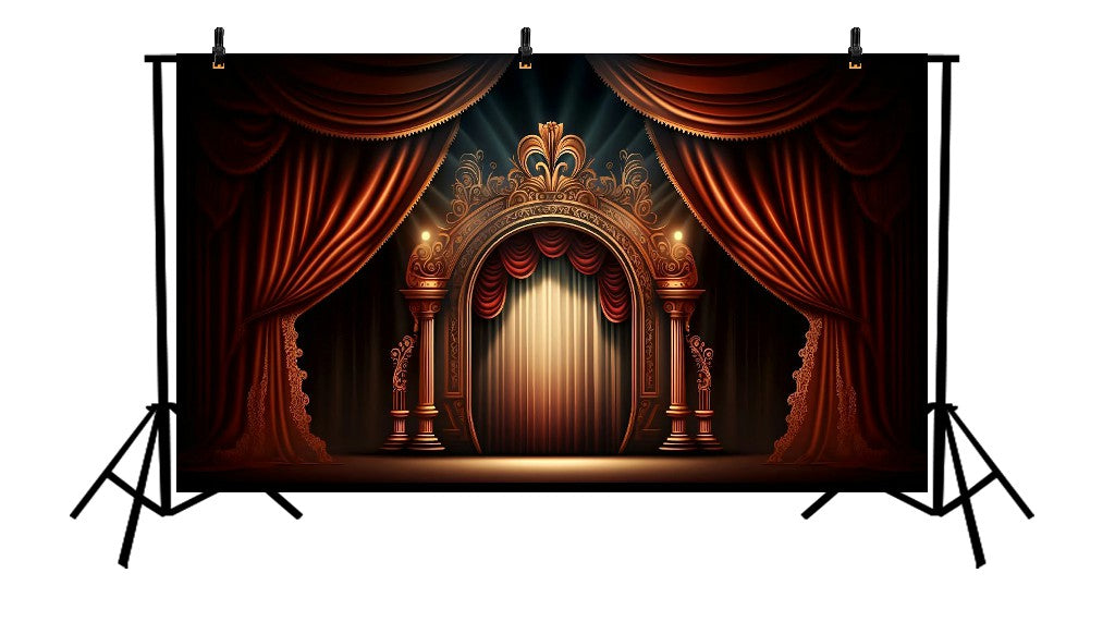 CENTER STAGE - PRINTED BACKDROP