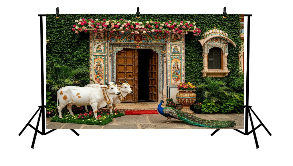 Hunton Backdrop Heritage In Full Bloom Printed Backdrop