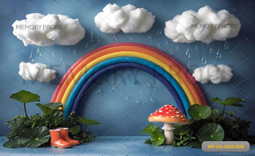 PUDDLE JUMPING FUN - PRINTED BACKDROP