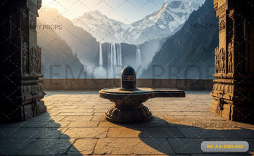 MOUNTAIN SANCTUM - PRINTED BACKDROP