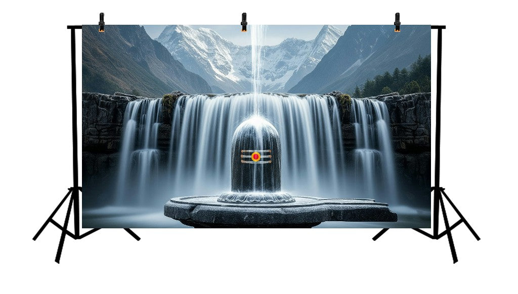 POWER OF THE TRINETRA - PRINTED BACKDROP