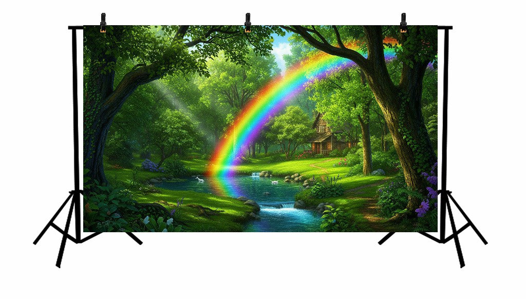 BRIDGE TO PARADISE - PRINTED BACKDROP