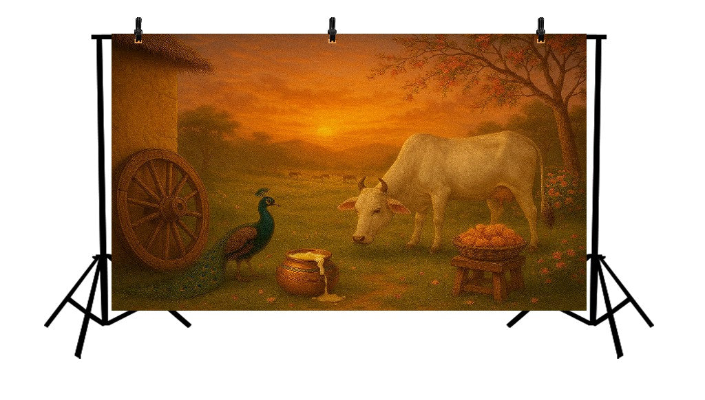 GOKUL SANDHYA - PRINTED BACKDROP