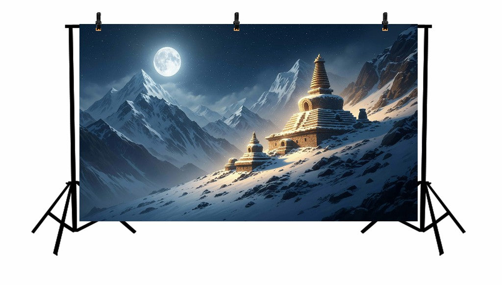 SANCTUARY OF THE MOON - PRINTED BACKDROP