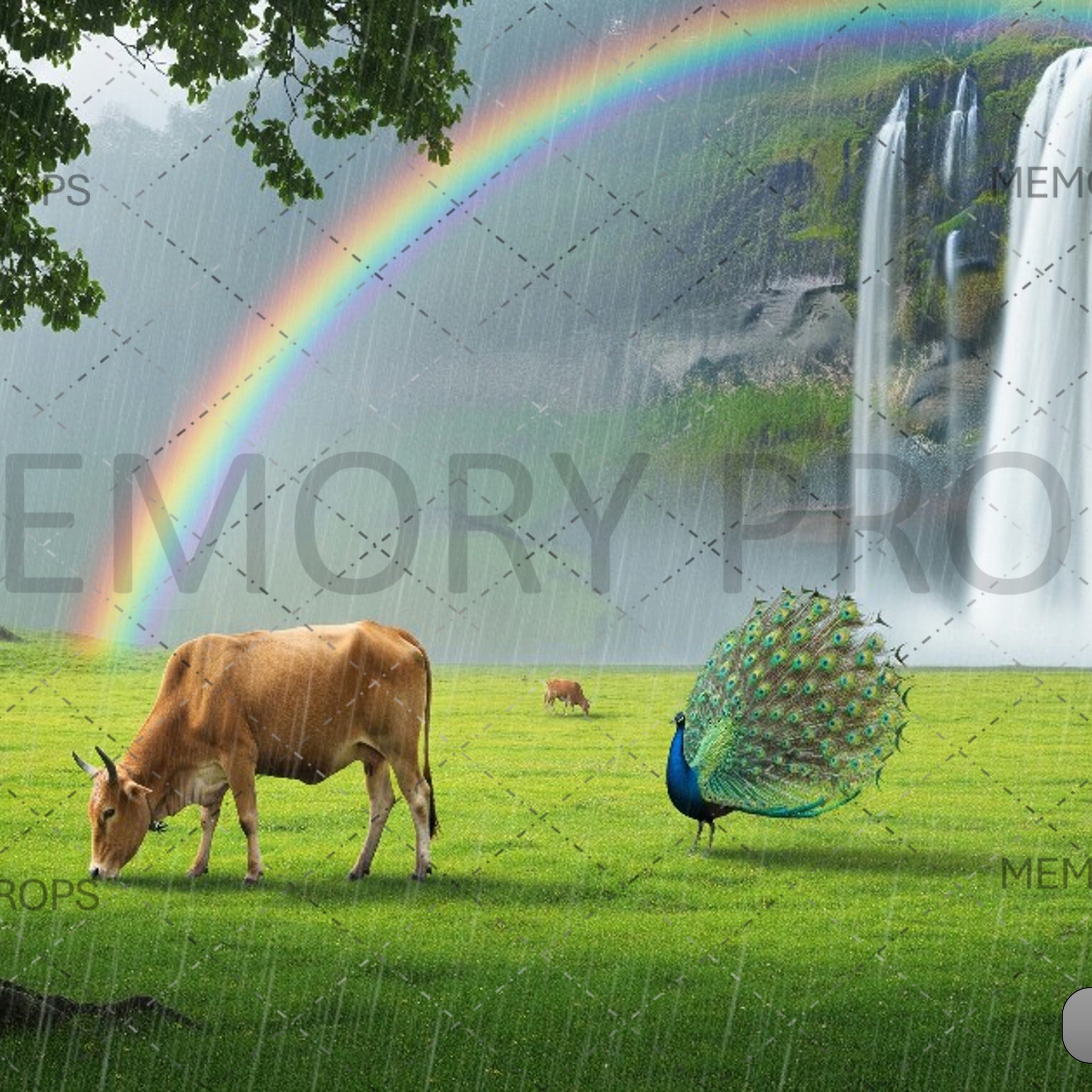 RAINS OF JOY - PRINTED BACKDROP