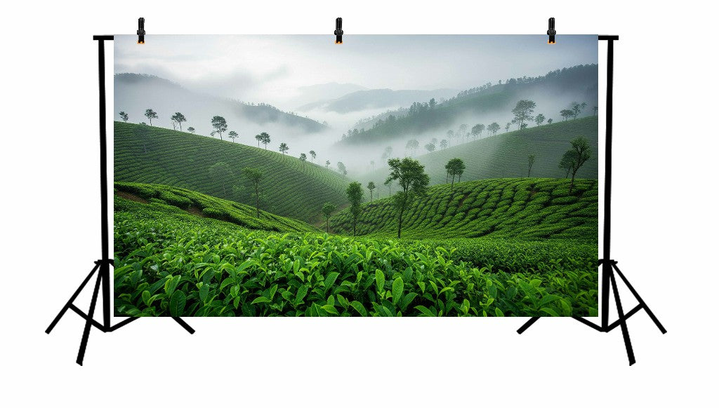 THE MISTY HILLS - PRINTED BACKDROP