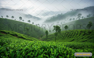 THE MISTY HILLS - PRINTED BACKDROP