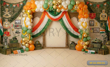 PATRIOTIC MILITARY TRIBUTE CELEBRATION - PRINTED BACKDROP