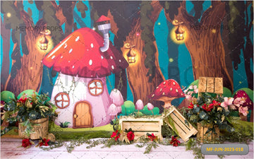 MUSHROOM LAND - PRINTED BACKDROP