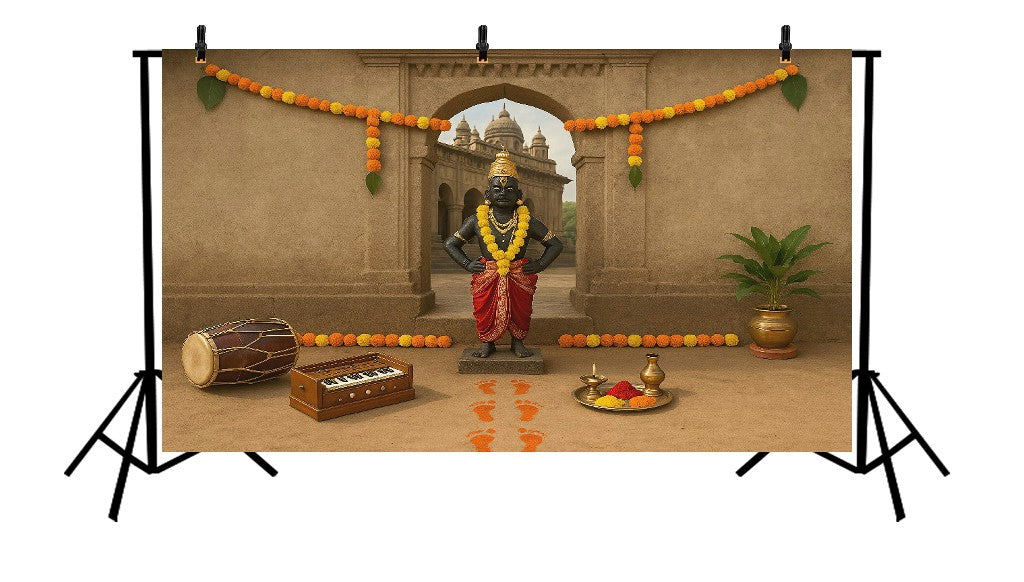 TEMPLE ENTRANCE VITHOBA – PRINTED BACKDROP