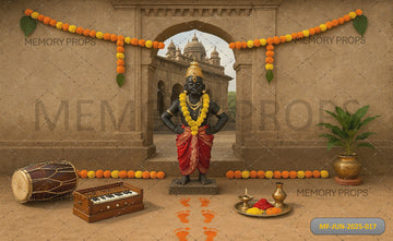 TEMPLE ENTRANCE VITHOBA – PRINTED BACKDROP