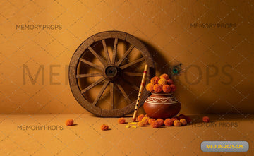 ECHOES OF VRINDAVAN - PRINTED BACKDROP