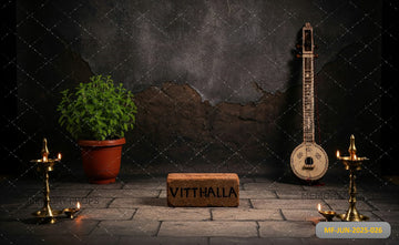 DEVOTION TO VITTHALA - PRINTED BACKDROP