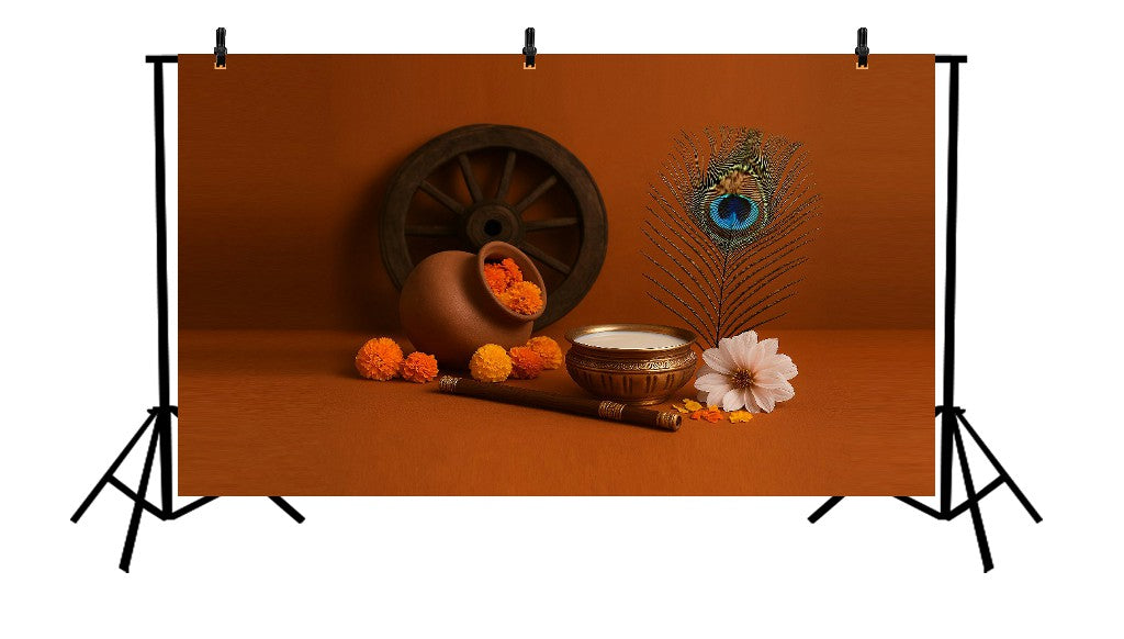 DAHI HANDI ELEGANCE - PRINTED BACKDROP