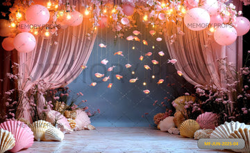 CORAL DREAM - PRINTED BACKDROP
