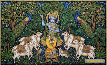 LORD OF VRINDAVAN - PRINTED BACKDROP