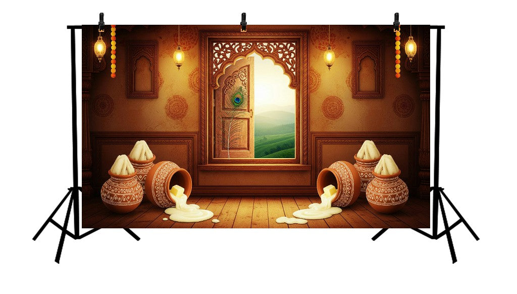 JANMASHTAMI UTSAV - PRINTED BACKDROP