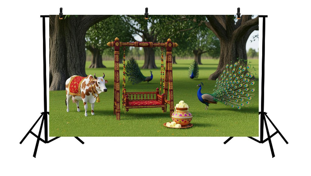 GOPAL'S MEADOW - PRINTED BACKDROP