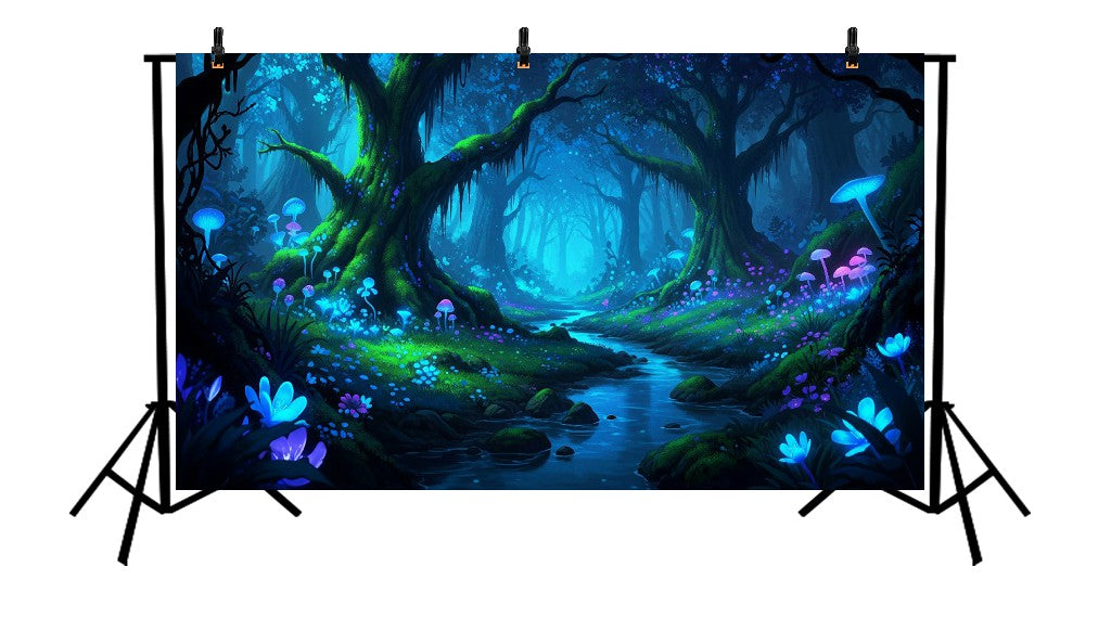 BIOLUME FOREST - PRINTED BACKDROP