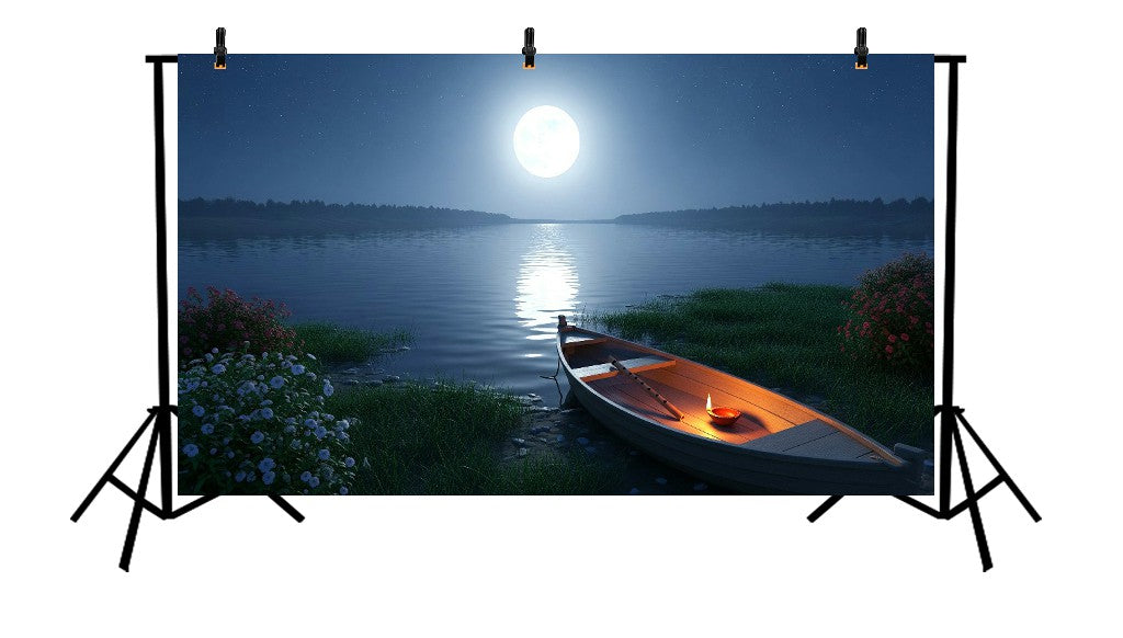 SERENITY BY MOONLIGHT - PRINTED BACKDROP