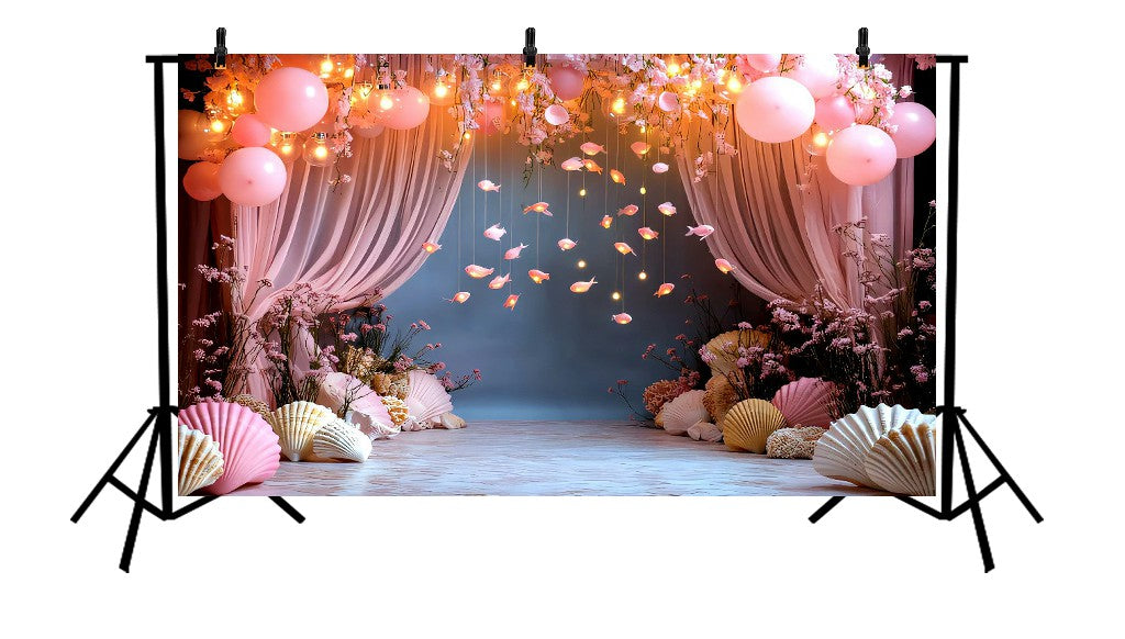 CORAL DREAM - PRINTED BACKDROP