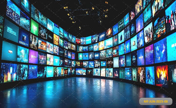 THE MEDIA HUB - PRINTED BACKDROP