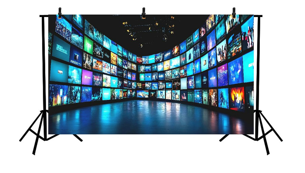 THE MEDIA HUB - PRINTED BACKDROP