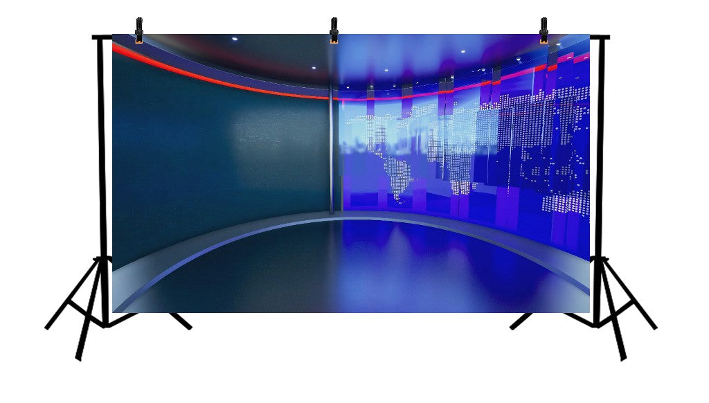 GLOBAL BROADCAST - PRINTED BACKDROP