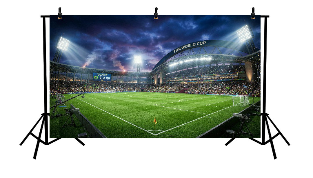 FIFA WORLD CUP SOCCER STADIUM SPORTS - PRINTED BACKDROP