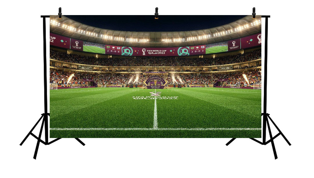 FIFA WORLD CUP QATAR STADIUM SPORTS - PRINTED BACKDROP