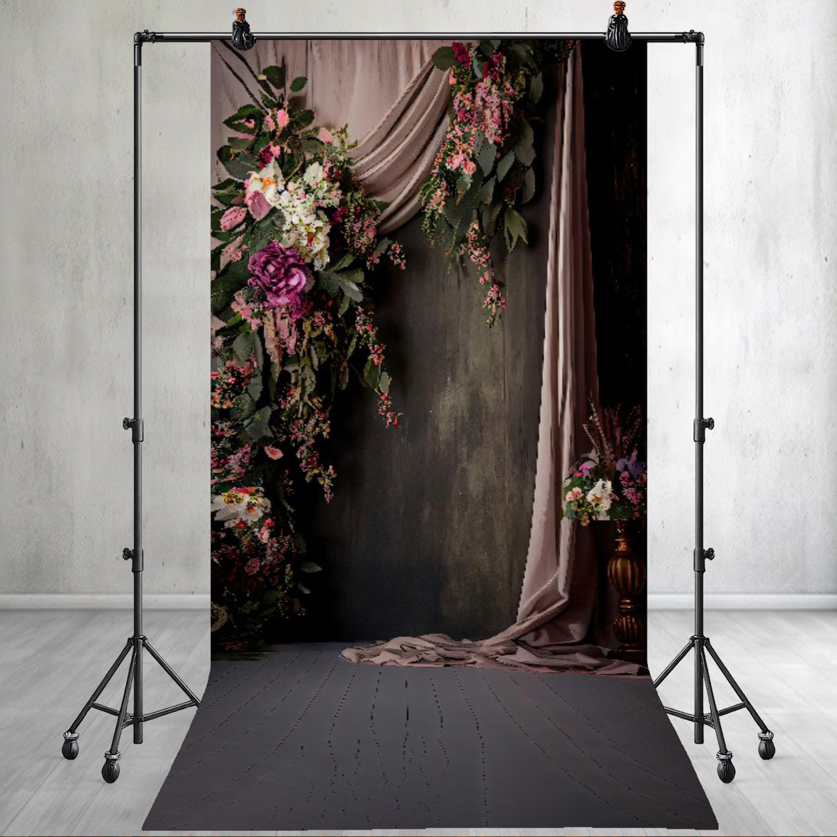 Dark Vintage Wall Printed Backdrops