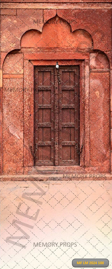 TRADITIONAL WOODEN DOOR - PRINTED BACKDROP