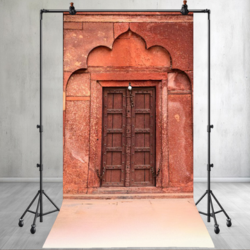 TRADITIONAL WOODEN DOOR - PRINTED BACKDROP