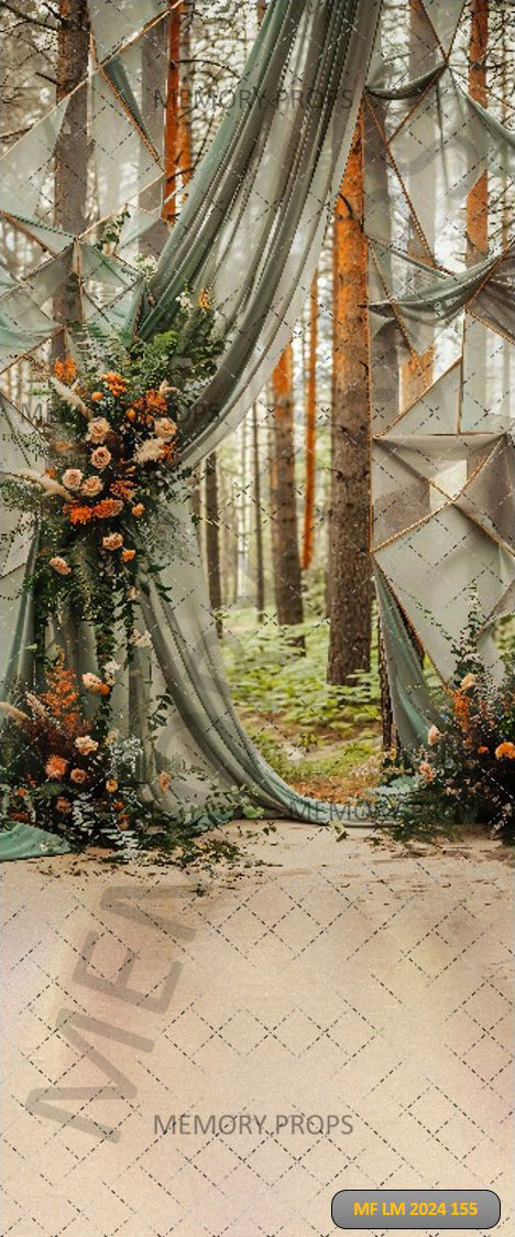 ENCHANTED FOREST WEDDING - PRINTED BACKDROP