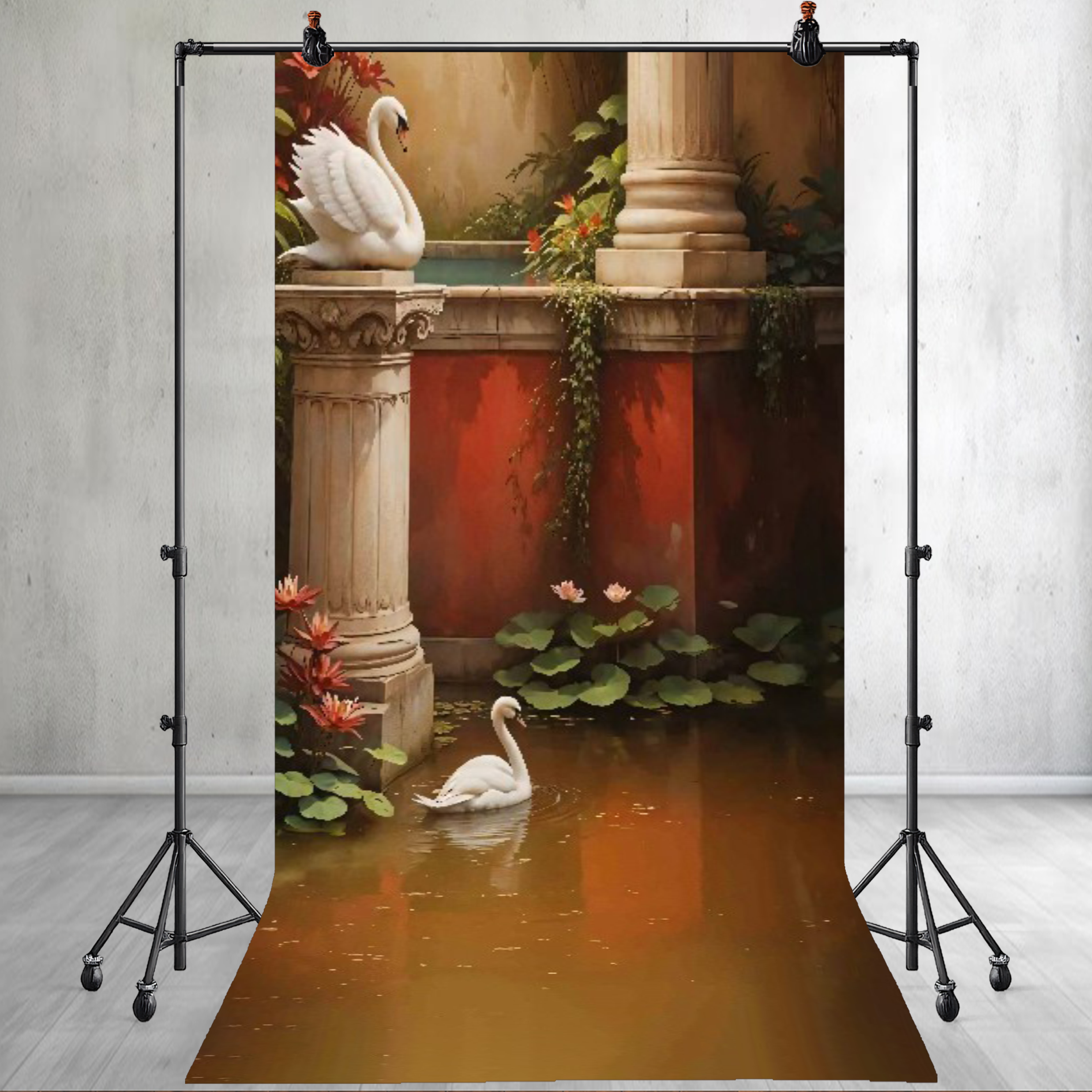 Poetic Lake View Printed Backdrop