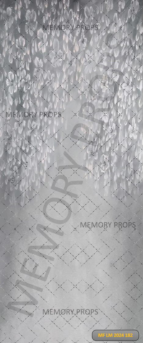 MONOCHROME BLOSSOM - PRINTED BACKDROP