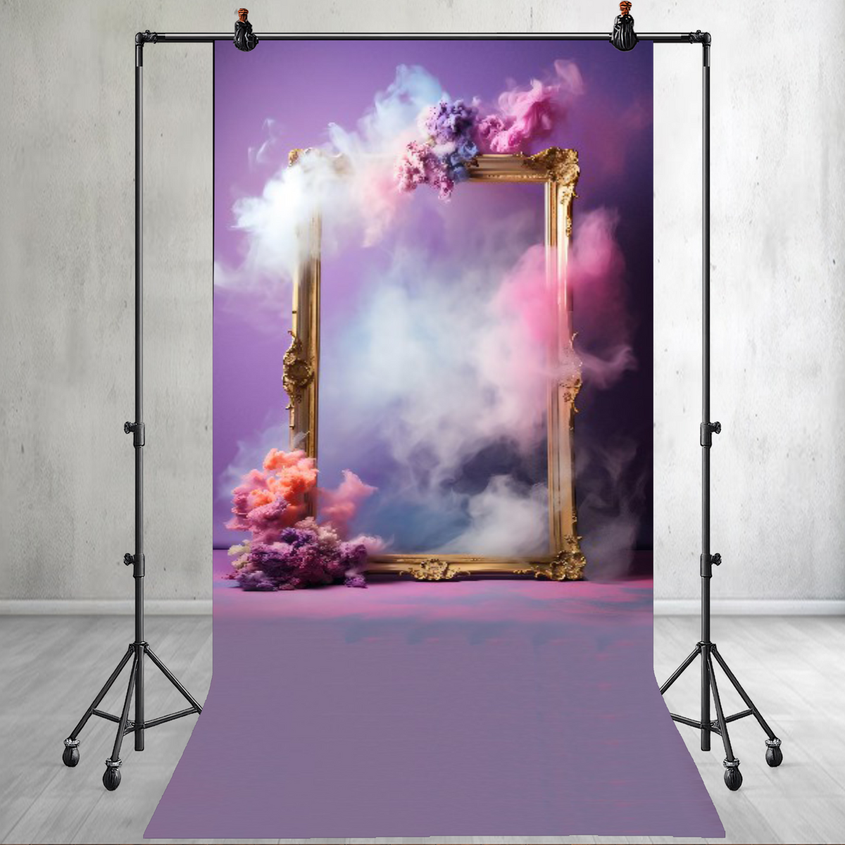 Colour Full Smoke Printed Backdrops