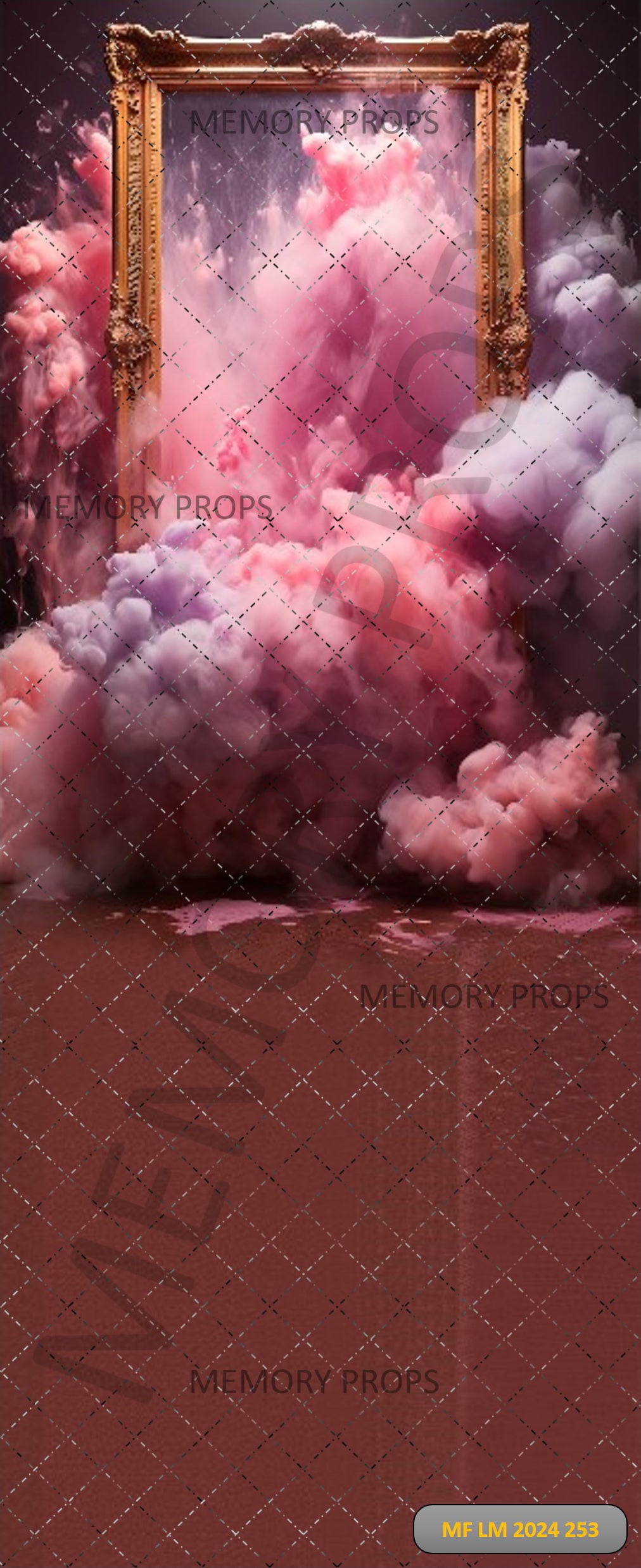COMIC COTTIN VEIL - PRINTED BACKDROP
