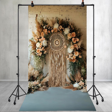 BOHO PAMPAS DREAMCATCHER FLORAL - PRINTED BACKDROPS