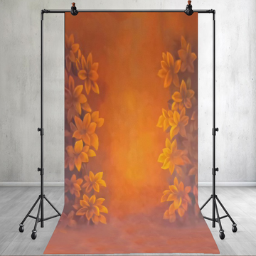 ORANGE AUTUMN SPRAY - PRINTED BACKDROP