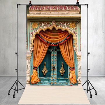 ORNATE GREEN DOOR
