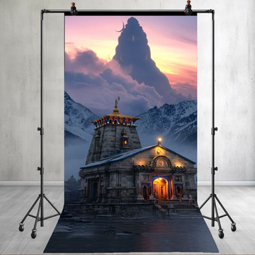 KEDARNATH DARSHAN - PRINTED BACKDROP