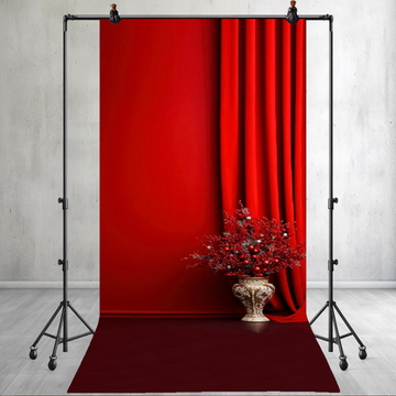 RED VELVET HOLIDAY - PRINTED BACKDROP